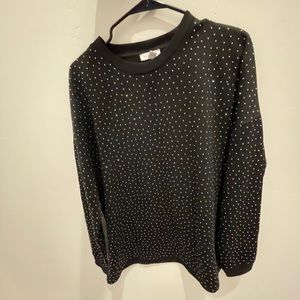 TopShop Rhinestone CrewNeck Sweatshirt